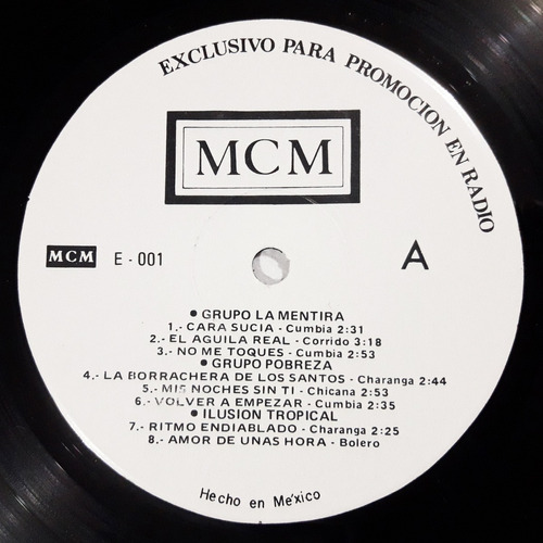 Mcm Radio / Lp Ilusión Tropical Centauro La Mentira Etc.