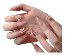 Comprar Cdj Uñas Postizas Boda Fiesta Rehusables Decoradas