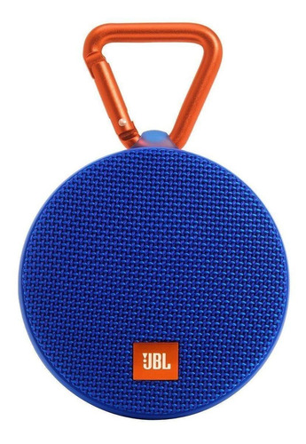 Parlante JBL Clip 2 portátil con bluetooth waterproof blue 