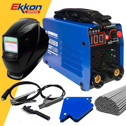 Imagen 4 de 9 de Oferta Soldadora Inverter Kommberg + Digital + Masc + Esc