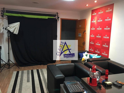 Imagem 6 de 9 de Sala À Venda, 25 M² Por R$ 220.000,00 - Vila Bocaina - Mauá/sp - Sa0017