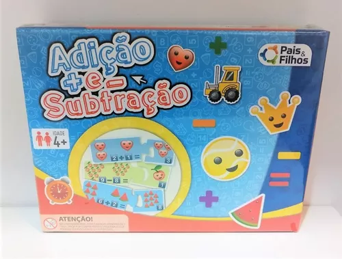 Jogo Educativo Brinquedo Pedagógico Matemática Adição Número