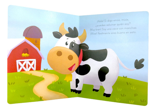 Librito Infantil En La Atareada Granja C/personaje Divertido