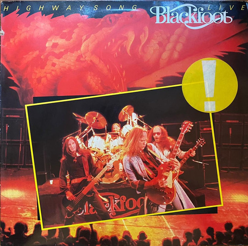 Disco Lp - Blackfoot / Highway Song Live. Album (1982)