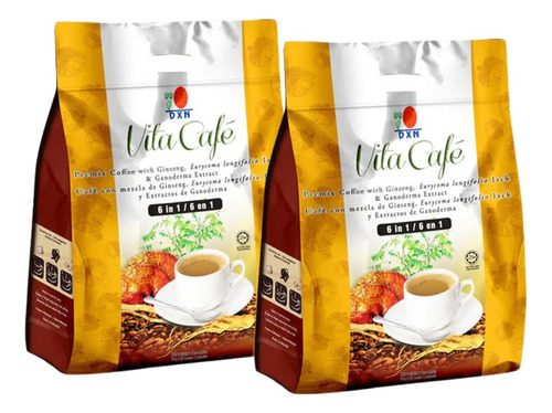 Vita Café 6 En 1 Dxn - Con Ganoderma (2 Bolsas)