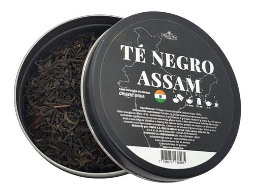 Imagen 1 de 5 de Lata Delhi Tea Origen X 15 G. - Te Negro Assam