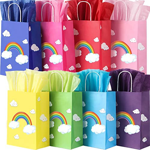 32 Bolsas De Regalo Arcoíris 32 Pañuelos, Bolsas De R...