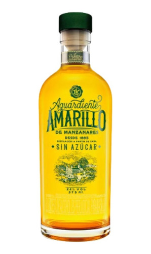 Aguardiente Amarillo 375ml - mL a $45