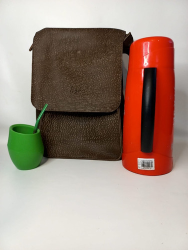 Imagen 5 de 5 de Morral De Cuero/ Bolso Matero