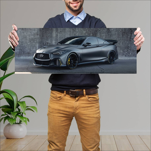 Cuadro 30x80cm Auto 2018 Infiniti Project Black 217