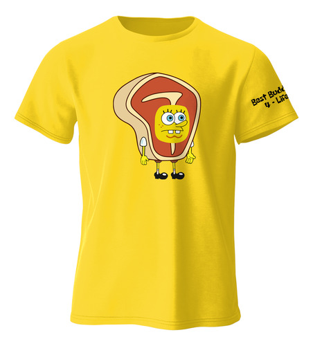 Duo Playeras Parejas Mejores Amigos Bob Y Patricio Bistec Bf