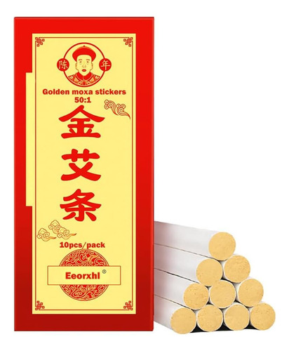Sticks Moxa Puro Eeorxhl, Rollos De Moxibustión Suaves Puros