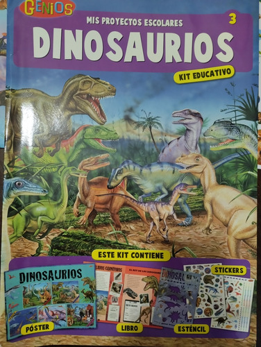 Genios Revista Kit Educativo Dinosaurios (Usado)