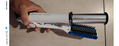 Plancha De Cabello Instyler Wet 2 Dry Cabello Seco Y Mojado Blanco