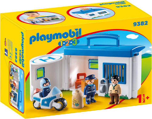 Estación De Policía Portátil Playmobil Hora De Detener Al La