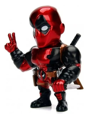 Figura  De Metal Deadpool Marvel Metafigs Jada 