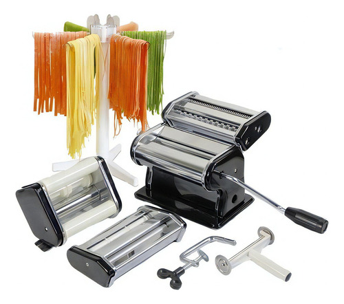 Maquina Fabrica De Pasta 5 En 1 Acero Inoxidable Incanto Mm Color Negro