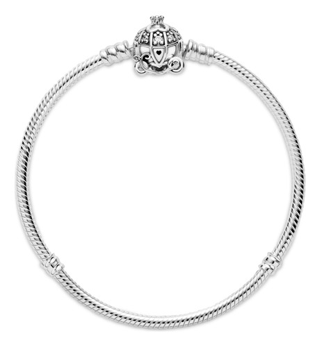 Bracelete Pandora Disney Com Fecho Carruagem Cinderela