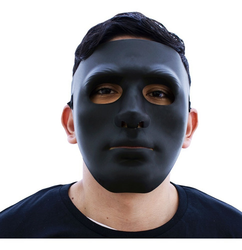 Mascara Asaltante Ladron Negra Clasica Halloween