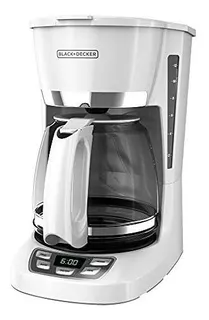 Cafetera Programable Negra Y Decker Cm1060w-t De 12 Tazas