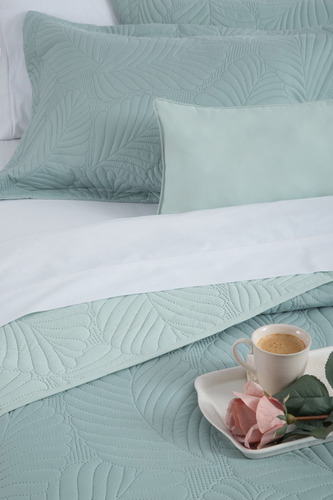 Cubrecamas King Size Kit 4 Piezas Cover Bitono Alcoyana