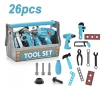Comprar Caja De Herramientas Para Niños, 26pcs Set Herramientas Niños