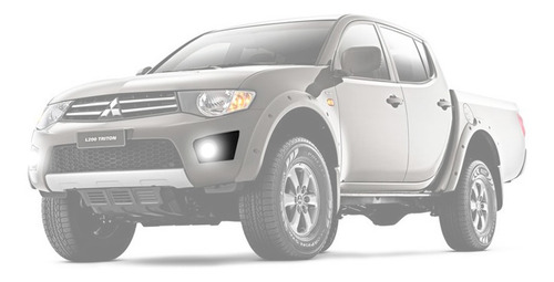 Imagem 6 de 6 de Kit Farol Auxiliar Milha L200 Triton 2012 2013 Shocklight