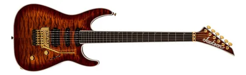 Jackson Pro Plus Series Soloist Sla3q Amber Tiger Eye