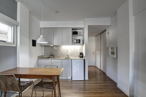 Alquiler Departamento Monoambiente Amoblado Amplio Con Balcón Y Amenities Palermo