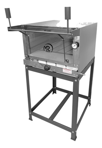 Forno De Pizza À Gás 45x60 Com Cavalete