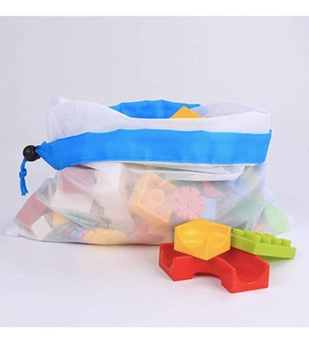 Bolsas De Malla Red Reutilizbles Ecológicas Para Fruta 10 Pz