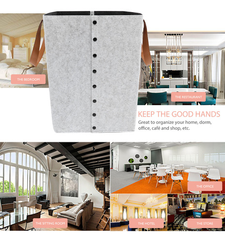 Cesta Plegable De Fieltro Para Ropa, Bolsa De Almacenamiento