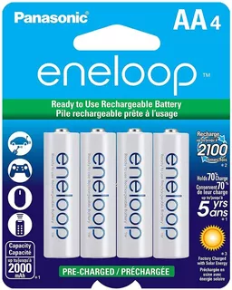 Baterias Eneloop De Panasonic 4aa. Made In Japan