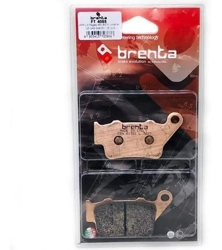 Pastilha De Freio Traseira Brenta4088 Streettriple675r 13-18