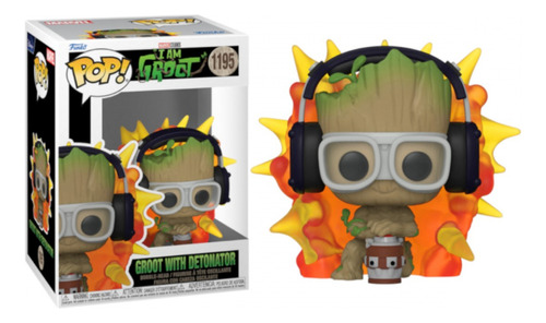 Pop! I Am Groot - Groot With Detonator - Funko