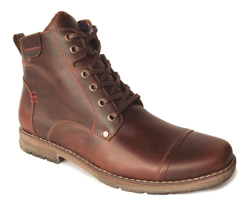 Zapato Botas Hombre Franchesco Sport Cuero 100% Suela