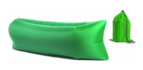 Lazy Bag Puff Sillón Cama Inflable Reposera Colchonta Pileta