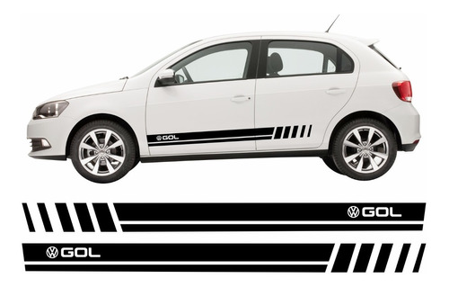 Adesivo Volkswagen Gol G2 G3 G4 G5 G6  Faixa Lateral Gol39