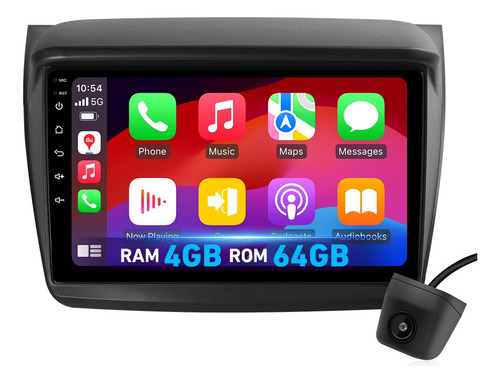 Z Estéreo 4+64g 4k For Mitsubishi L200 2006-2015 Wifi6 Gps