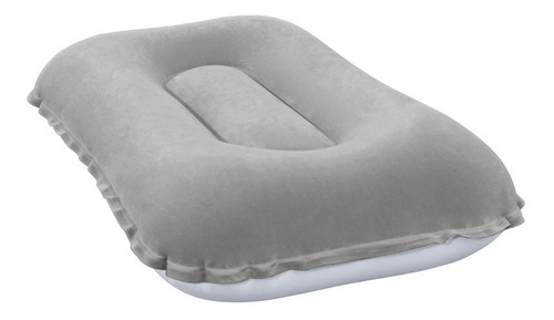 Almohada Inflable Afelpada Carpa Colchón Cómoda Viaje Dormir