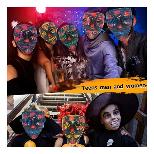 Máscara De Hacker Máscara De Halloween Máscara De