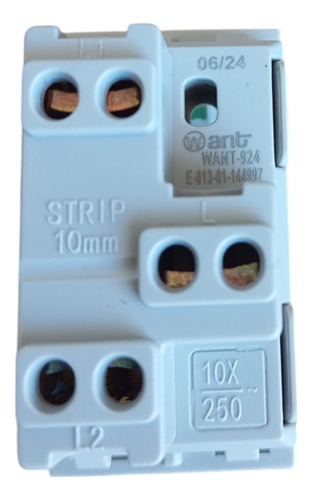 Modulo Interruptor 9/24 10a 250v Blanco