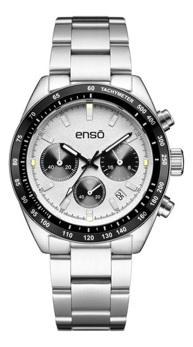 Reloj Enso Men Silver Plateado Ew1048g2 De Acero Para Hombre