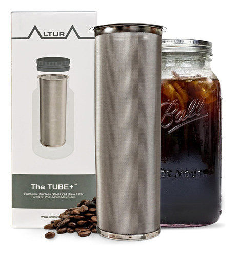 Cold Brew Coffee Maker Altura For Wide Mouth Mason Jar