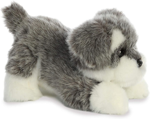 Imagem 3 de 3 de Pelúcia Cachorro Schnauzer Da Série Miyoni Aurora 25cms Comp