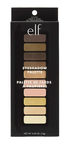 E.l.f. Need It Nude Eyeshadow Palette El-0000038 El-0000039