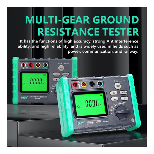 Probador Digital De Resistencia A Tierra Dy-4100a/b,voltaje