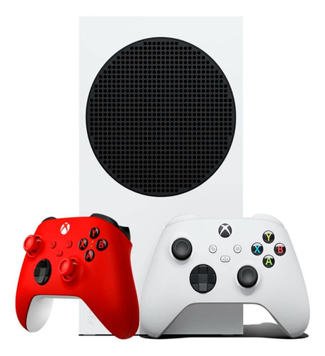 Console Microsoft Xbox Series S 512gb Com Controle Adicional Cor Pulse Red