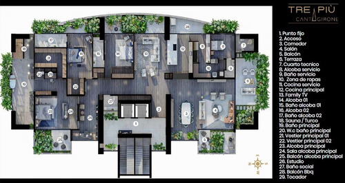 Imagen 3 de 30 de Venta Apartamento De Lujo El Poblado