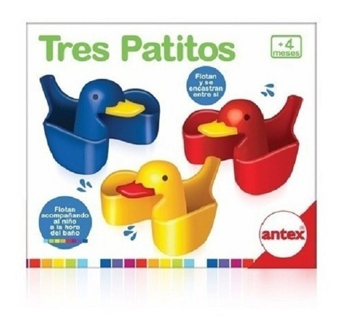 Juego 3 Patitos Encastre Didáctico Antex Original